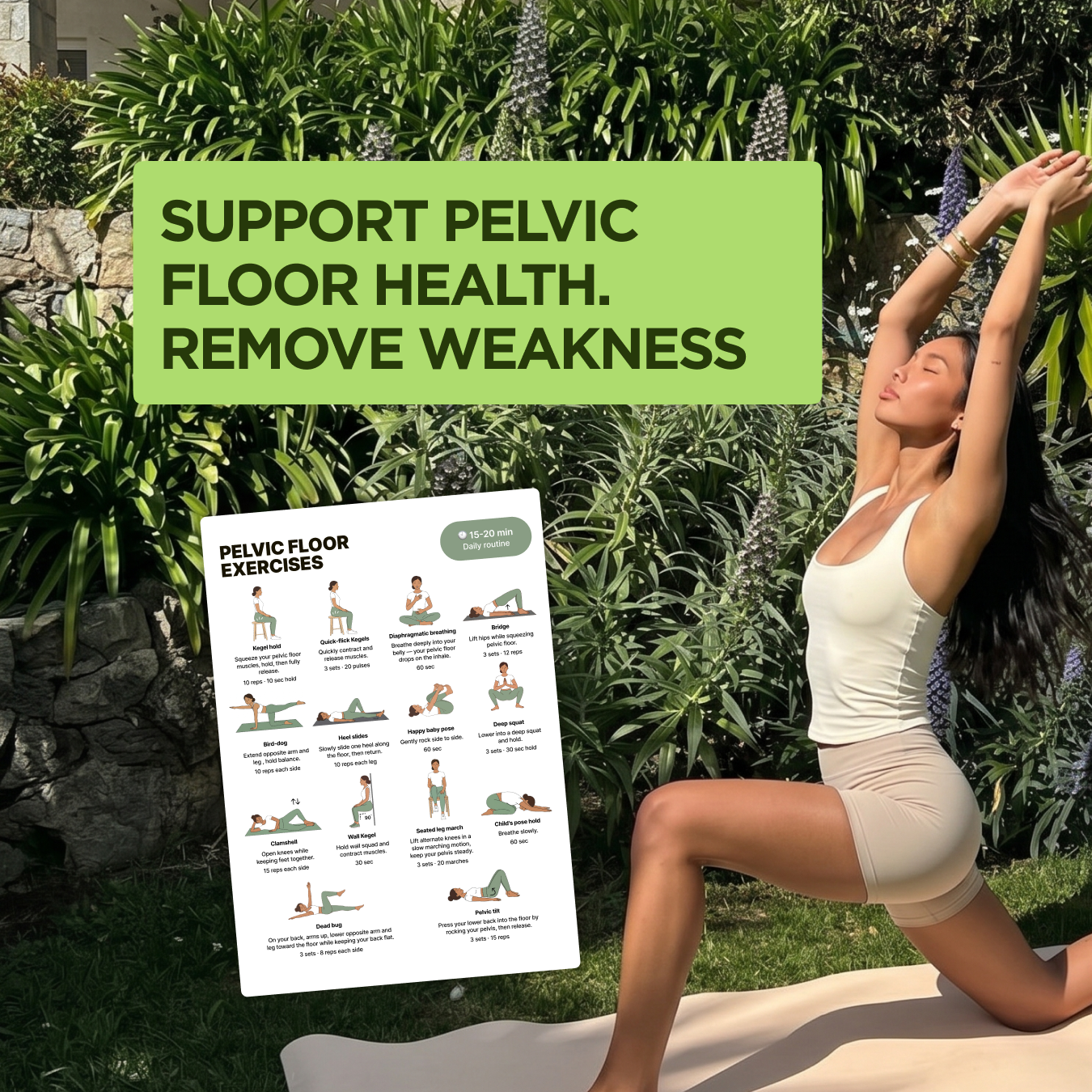 Pelvic Floor Exercises | Printable PDF