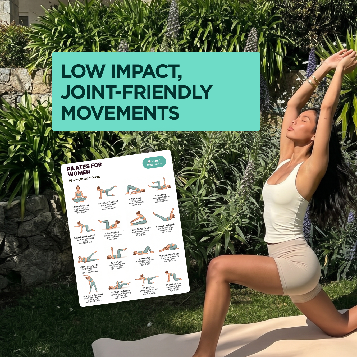 Pilates for Women 40+ | Printable PDF